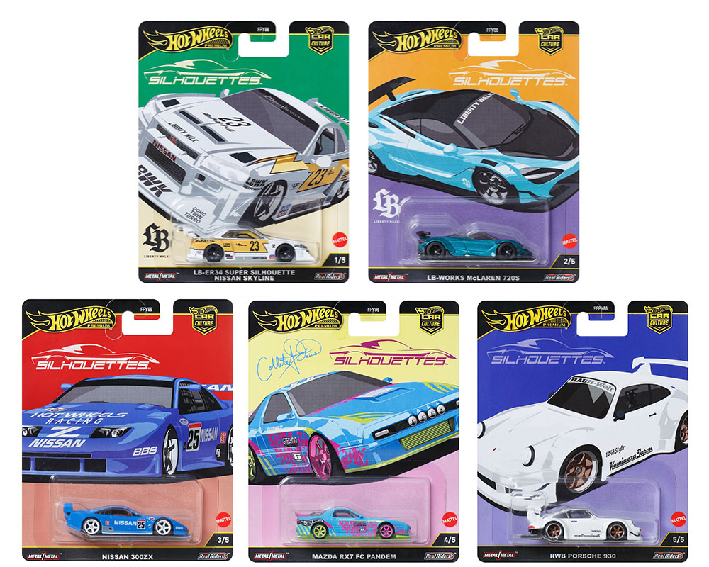 Hot Wheels 1:64 Car Culture 2025 G Case – SILHOUETTES FPY86-961G