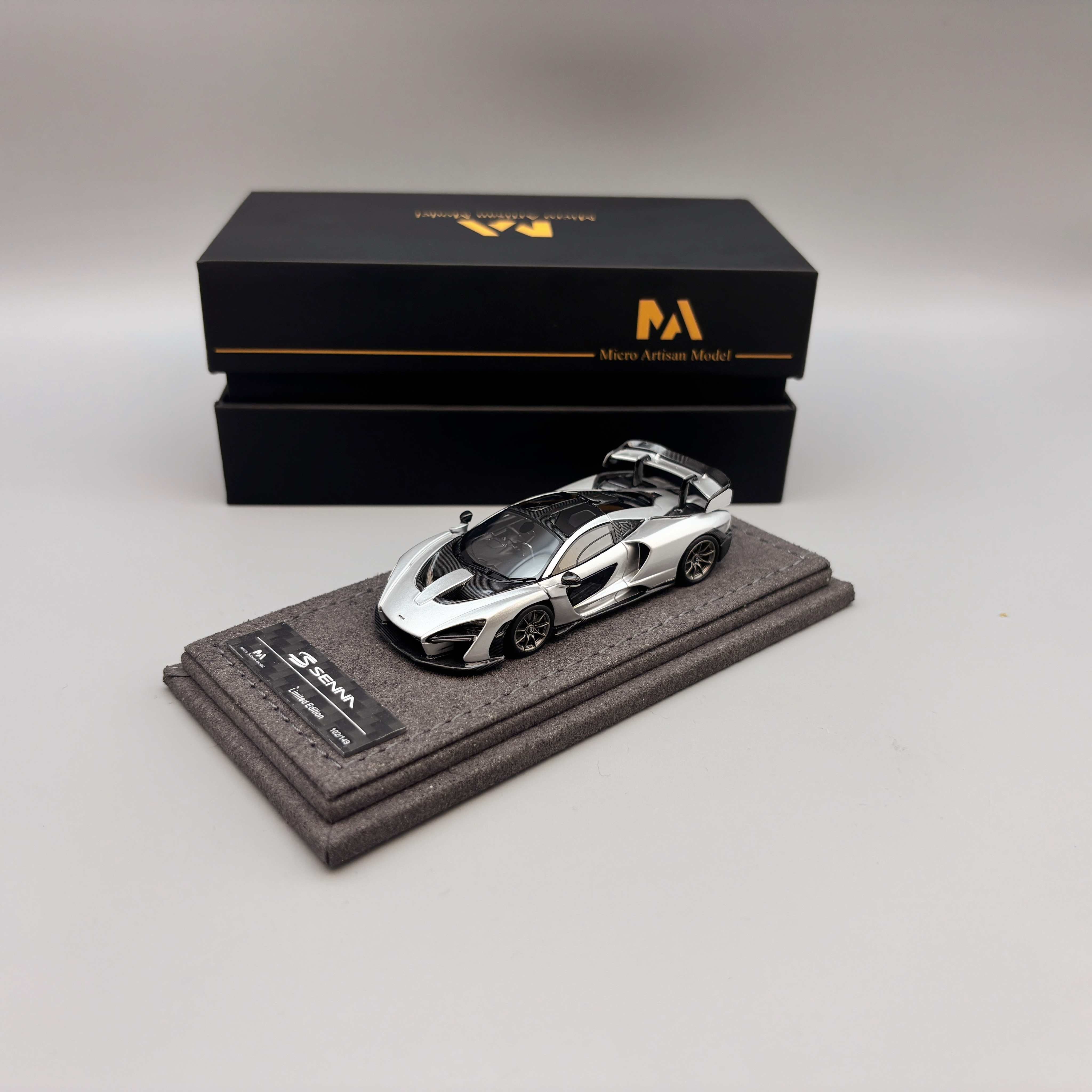 Micro Artisan Model 1:64 McLaren Senna Silver – Horizon Diecast
