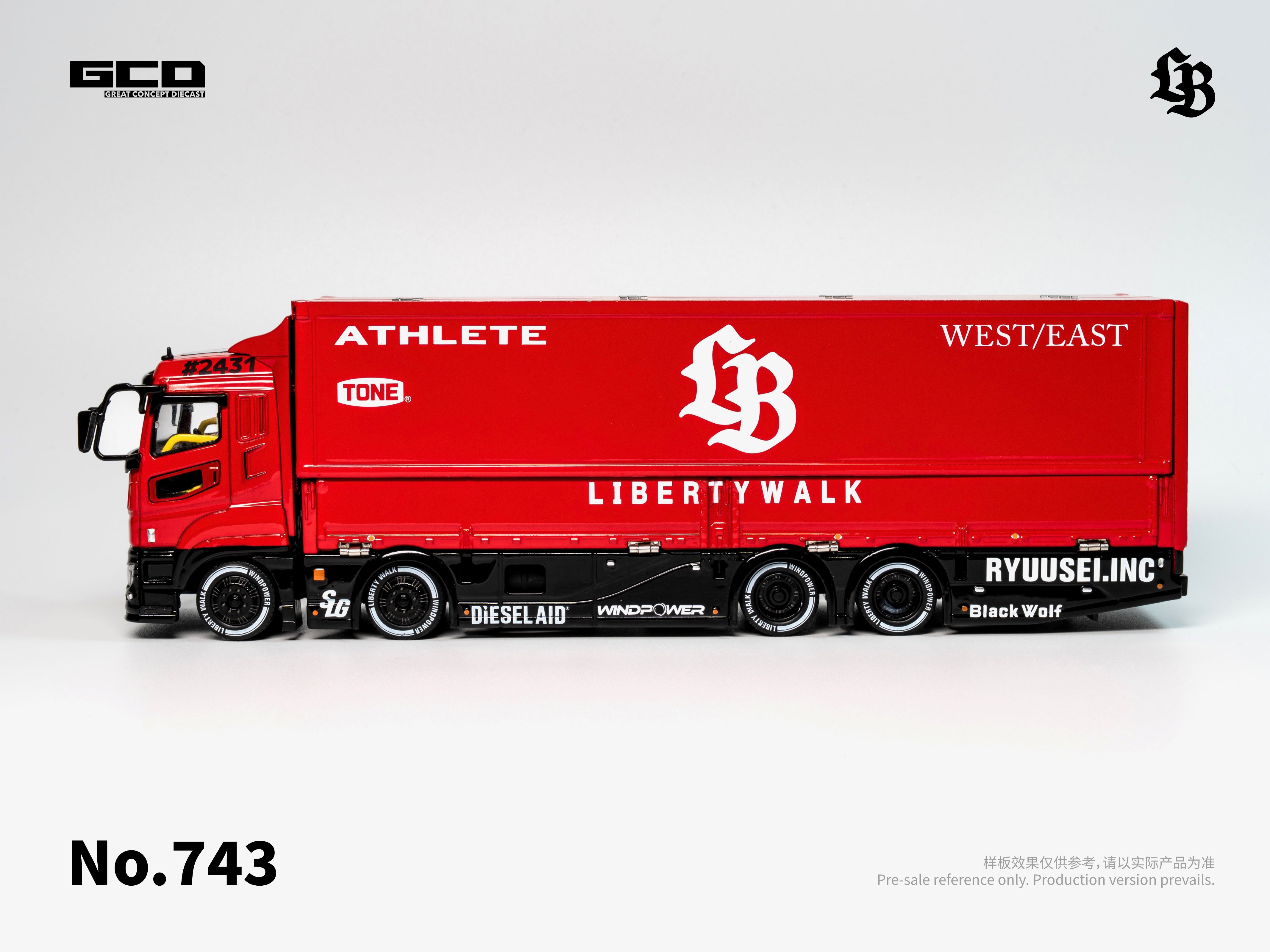 Preorder] GCD 1:64 LBWK Trucks Mitusubishi Super Great Super