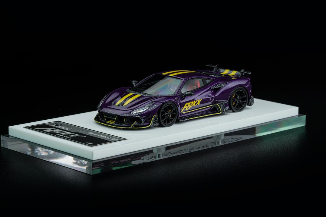 FuelMe 1:64 Ferrari F8 Tributo Mansory F8XX - Purple