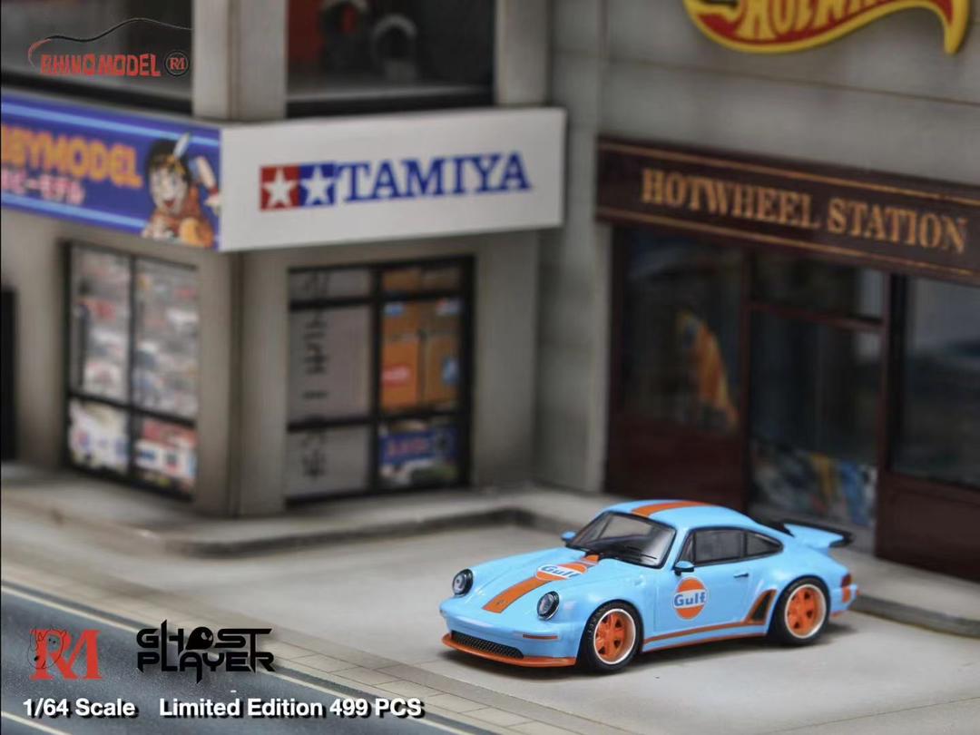 Rhino Model x Ghost Player 1:64 Singer Turbo Study 930 Gulf