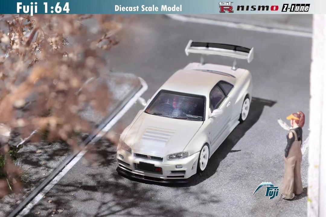 1/64 Fuji R34 GTR ホワイト 1/64 Fuji R34 GTR ホワイト - メルカリ