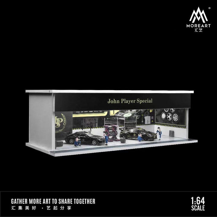 MoreArt 1:64 JPS and Datsun repair workshop (2 Version)