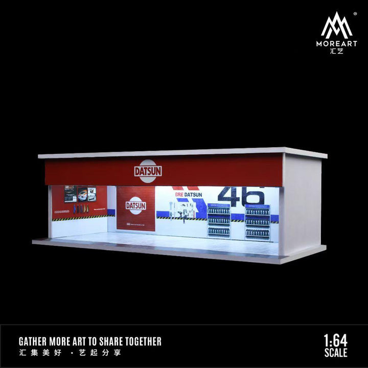 MoreArt 1:64 JPS and Datsun repair workshop (2 Version)