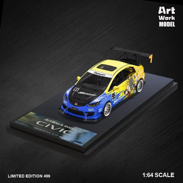 ArtWork Model 1:64 Honda Civic FD2 Spoon (2 Version)