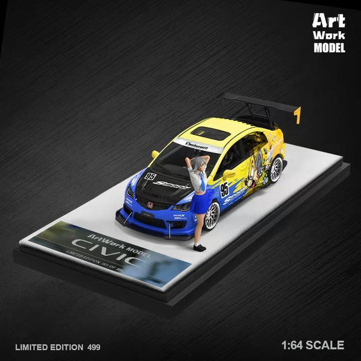 ArtWork Model 1:64 Honda Civic FD2 Spoon (2 Version)
