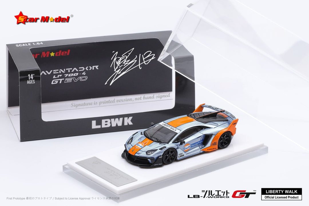 Star Model 1:64 LBWK Lamborghini Aventador LP700-4 LB-Silhouette Works