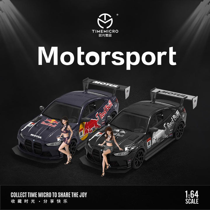 Time Micro 1:64 BMW M4 Redbull Livery (4 Version)