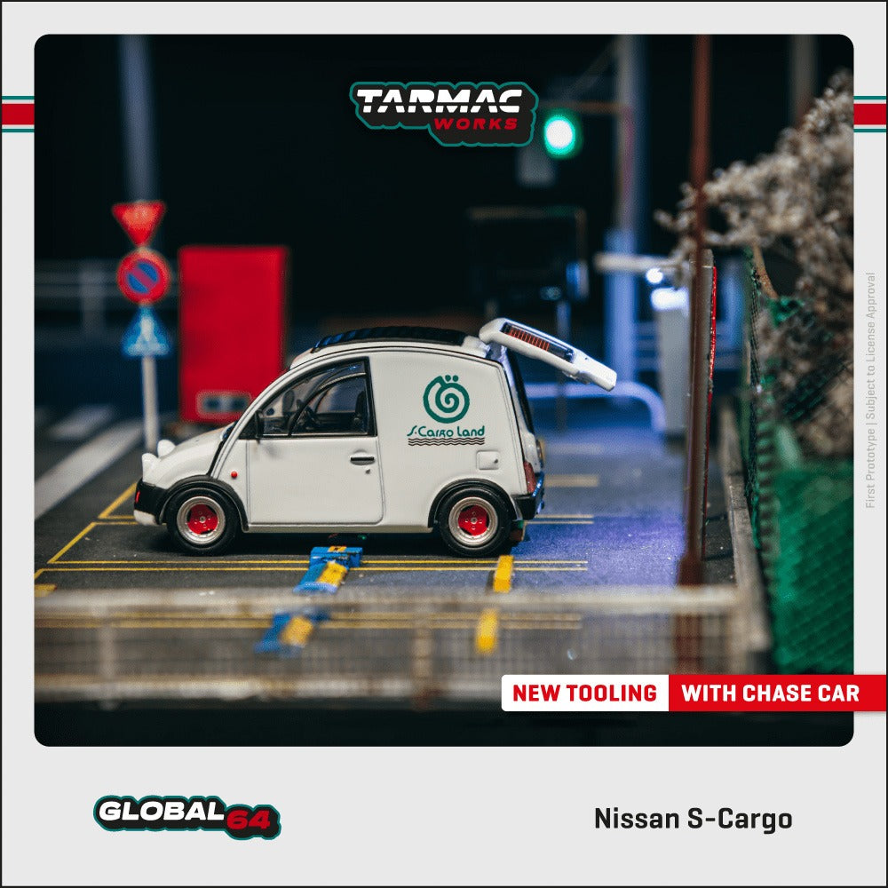 Preorder] Tarmac Works 1:64 Nissan S-Cargo White T64G-073-WH