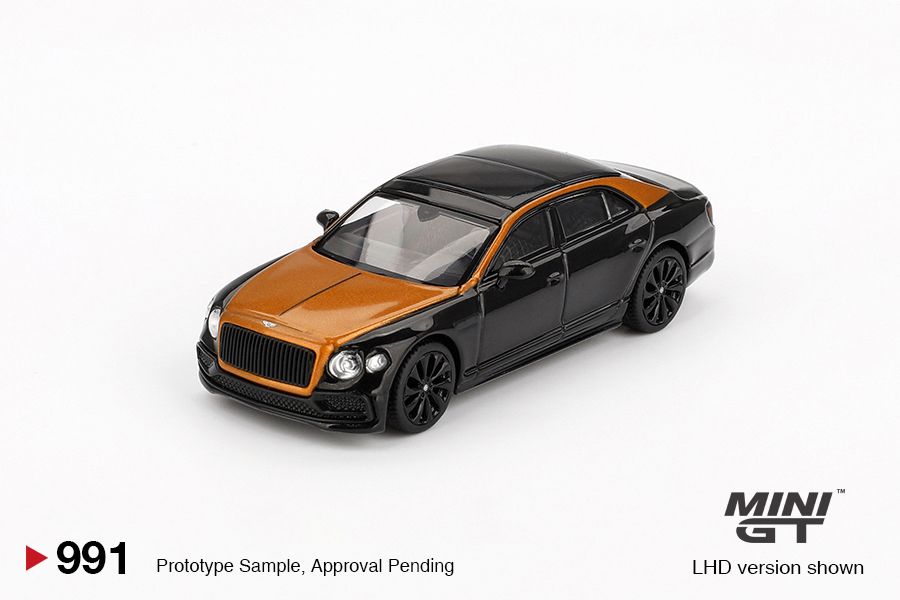 MINIGT 1:64 Bentley Flying Spur Orange Flame / Onyx MGT00991-BL MINIGT 1:64 Bentley Flying Spur Orange Flame / Onyx MGT00991-BL