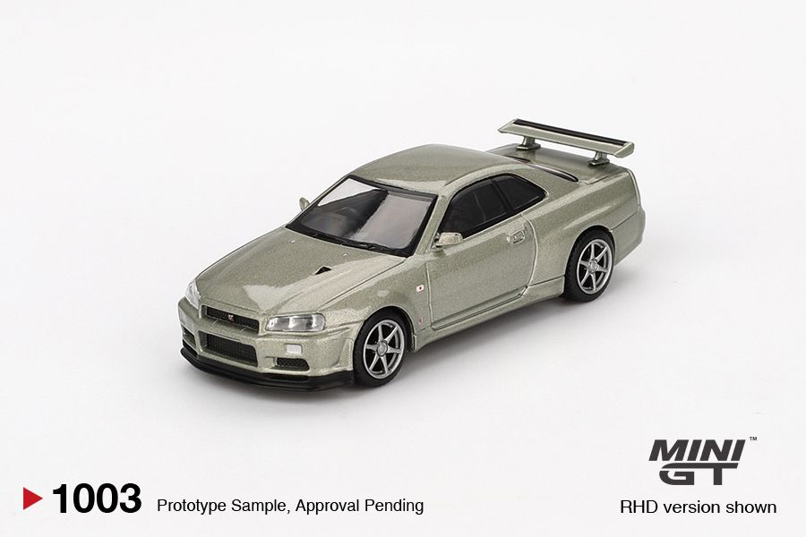 限定セール Nissan 1:64 MINIGT Preorder] Skyline II V-Spec (R34) GT-R ミニカー