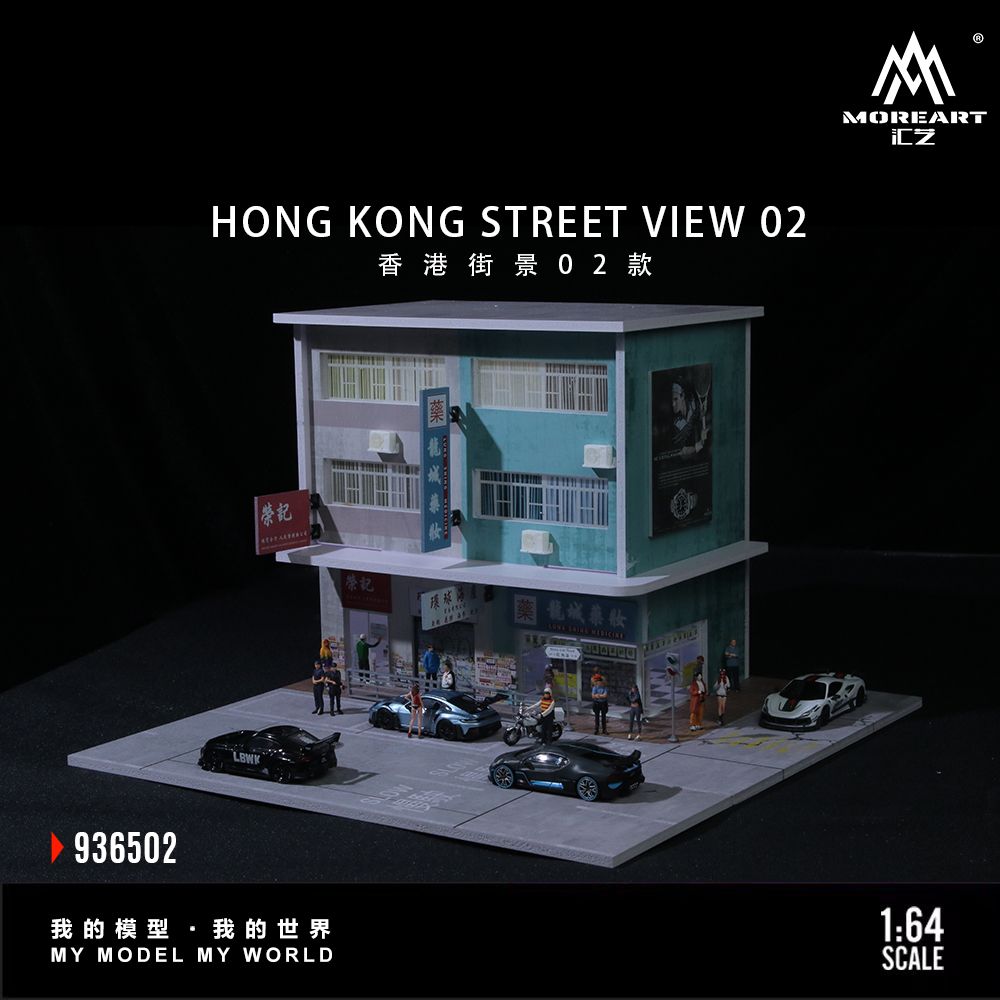 STREET MARKET リトル・モア MoreArt 1:64 Hong Kong Street View 02 MO936502 – Horizon Diecast