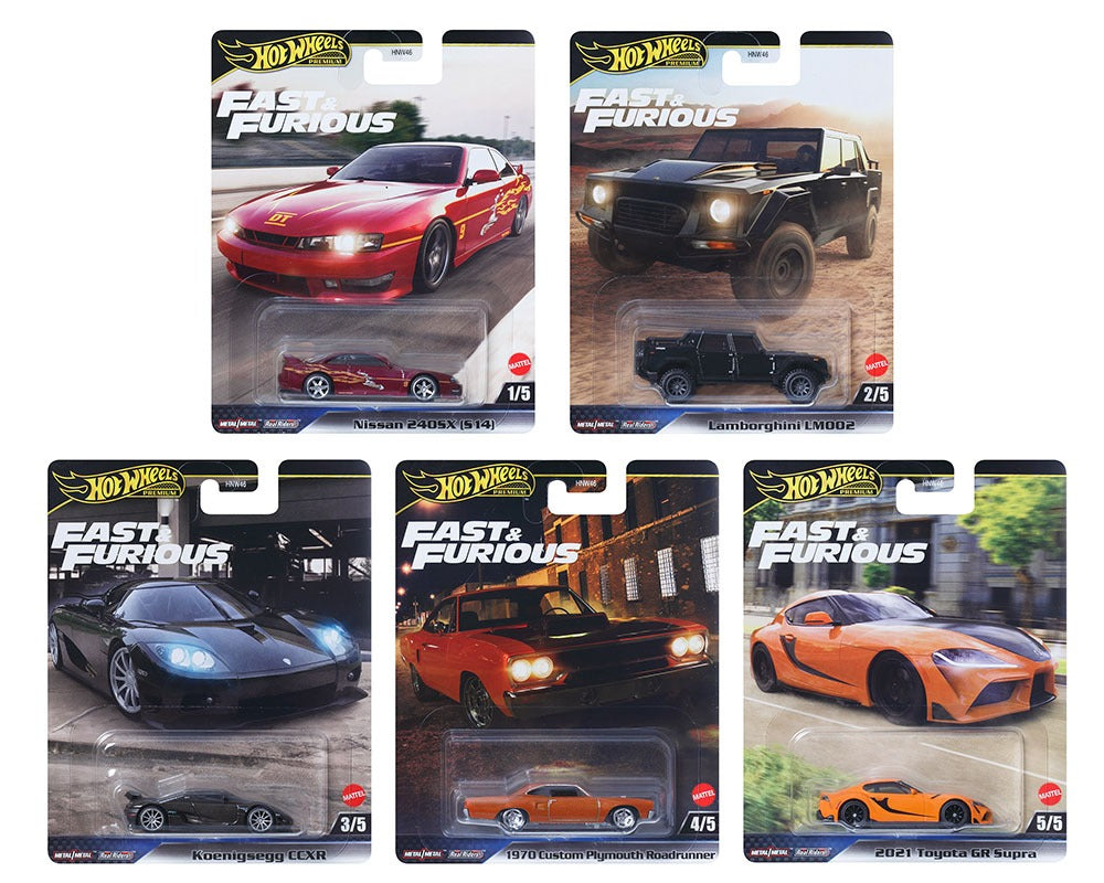 Hot Wheels 1:64 Fast & Furious Premium 2025 L Assortment HNW46