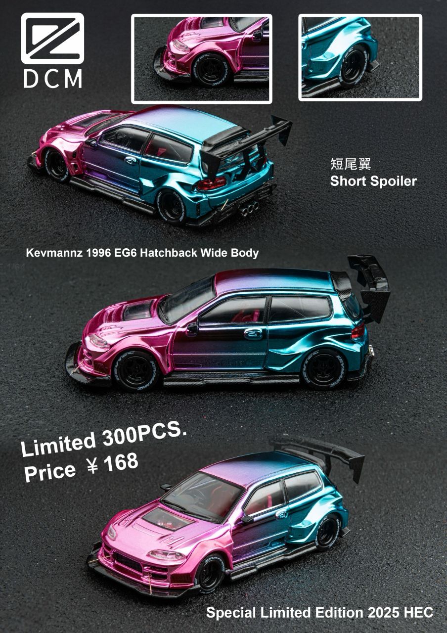 MY MINI CAR WORLD』UNBOXING DCM 1/64 KEVMANNZ 1996 EG6
