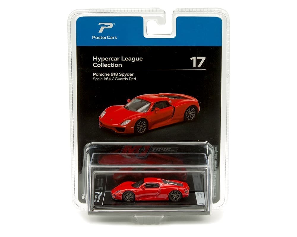 PosterCars 1:64 Porsche 918 Spyder (2 Colors) – Horizon Diecast