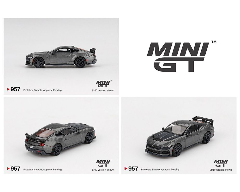 Preorder] Mini GT 1:64 Ford Mustang Dark Horse 2024 – Carbonized