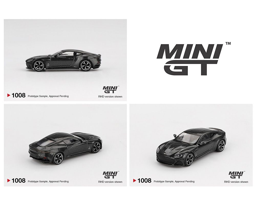 Mini GT 1:64 Aston Martin DBS 007 Edition – Black MGT01008-BL