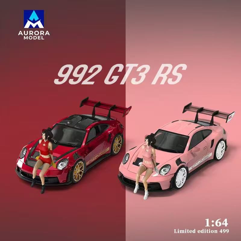 Aurora Model 1:64 Porsche 992 GT3 RS (4 Versions) – Horizon Diecast