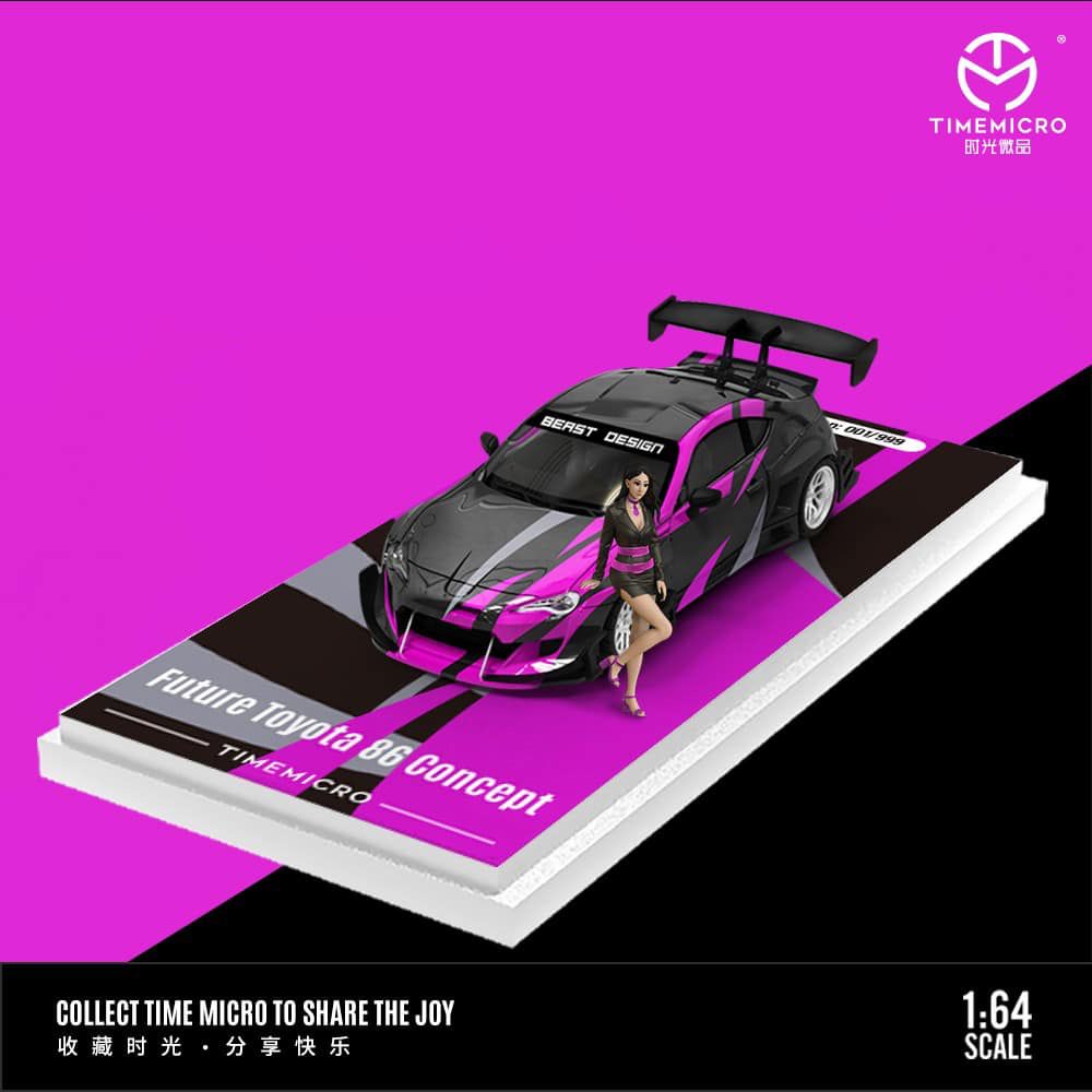 ■1/64【FUTURE　THEME　 SERIES　02】LED2COLOR Preorder] TimeMicro 1:64 Future Toyota 86 Concept (2