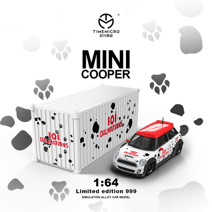 TimeMicro 1:64 BMW MINI COOPER IOI DALMATIANS Livery