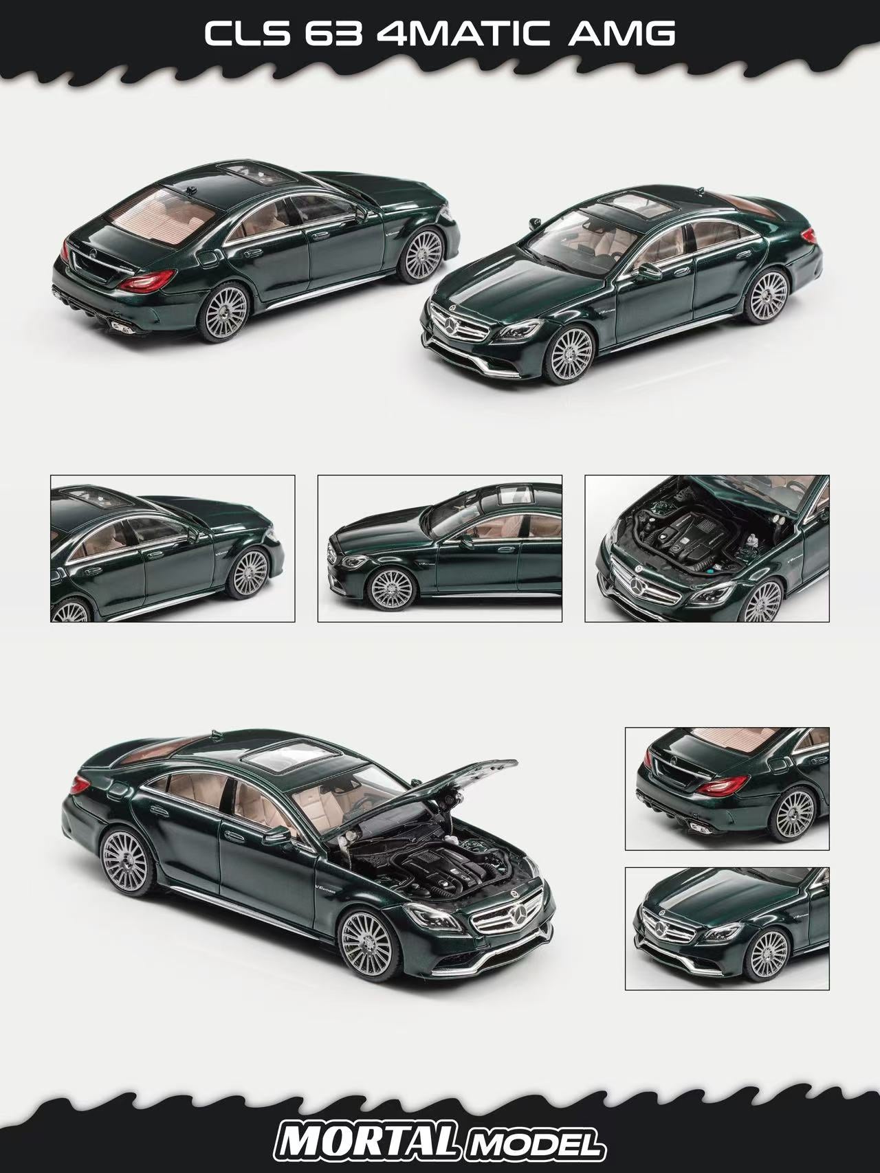 Preorder] Mortal 1:64 Mercedes CLS 63 4MATIC AMG (2 Colours