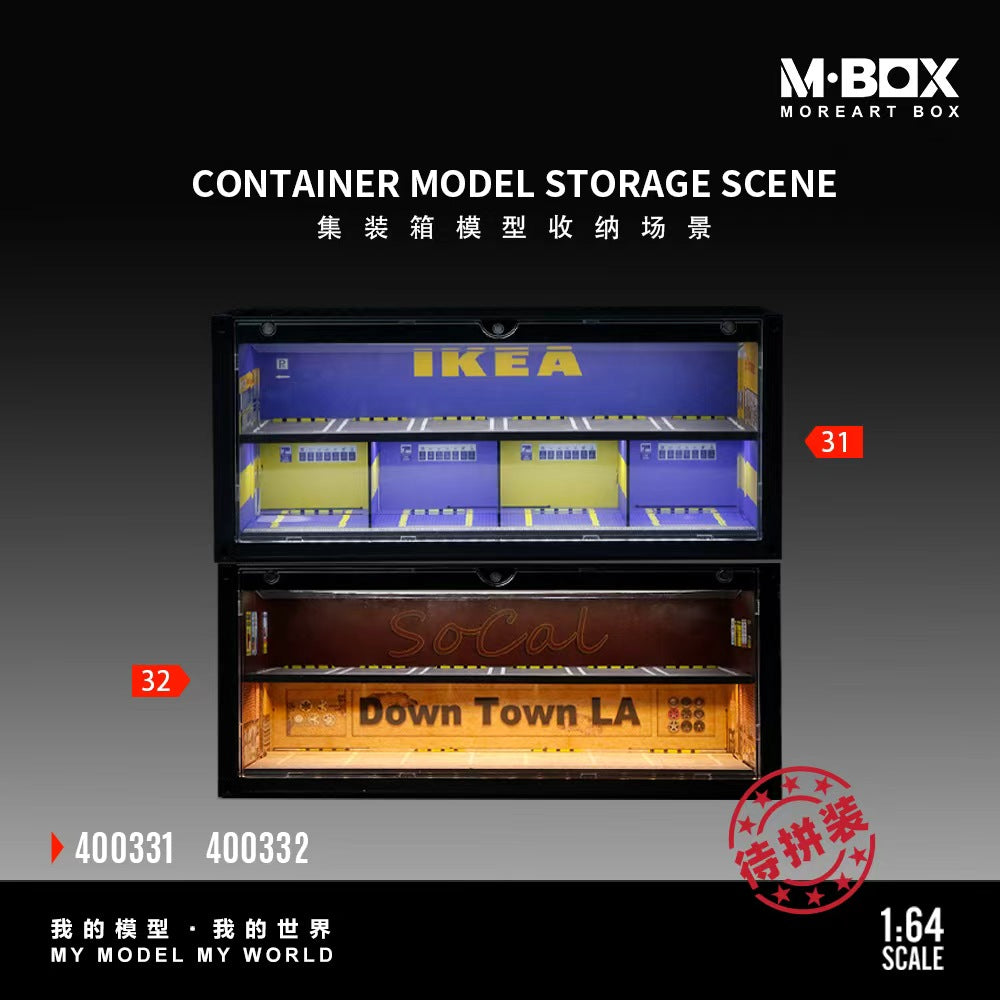 Preorder] MBOX 1:64 Container Model Storage Scene (2 Variants