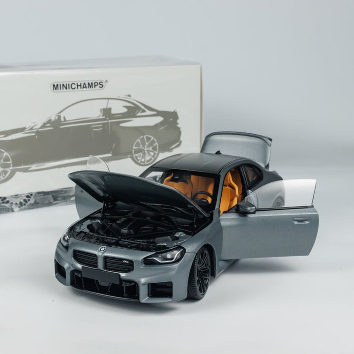 MINICHAMPS 1:18 BMW M2 - G87- 2023 - MATT GREY 110023121