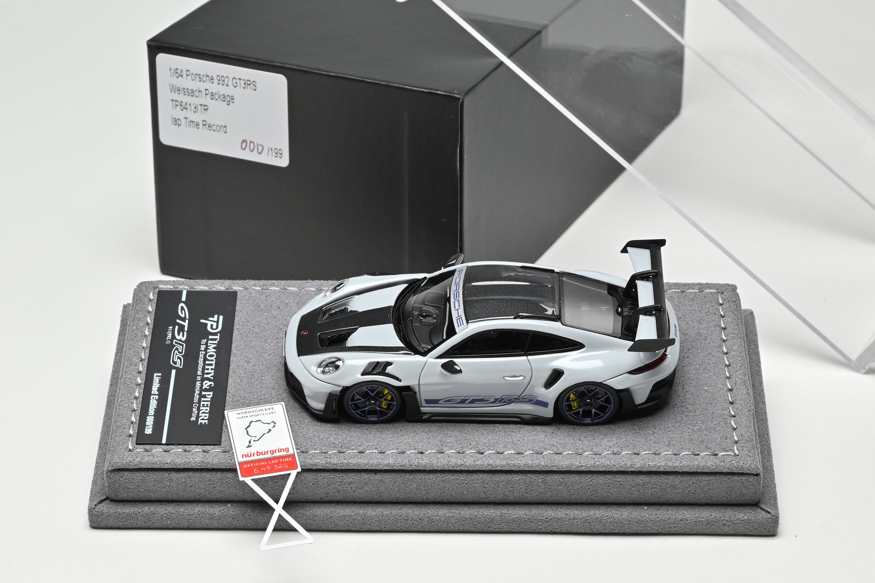 Preorder] TP Model 1:64 Porsche 911 992 GT3 RS Nürburgring lap