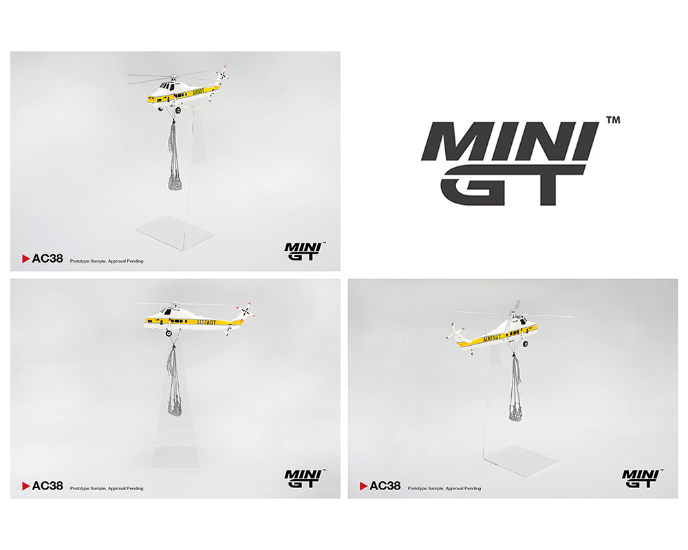 Preorder] MINI GT 1:64 Sikorsky S58T Helicopter 1985 Camel Trophy
