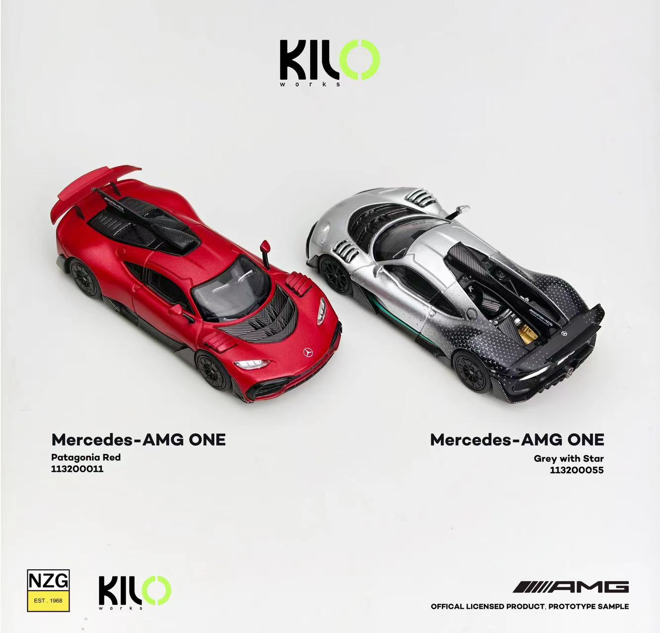 mat　1/43 AMG#130、#30 Preorder] KILO works 1:64 Mercedes-AMG ONE (2 Colours) 113200011