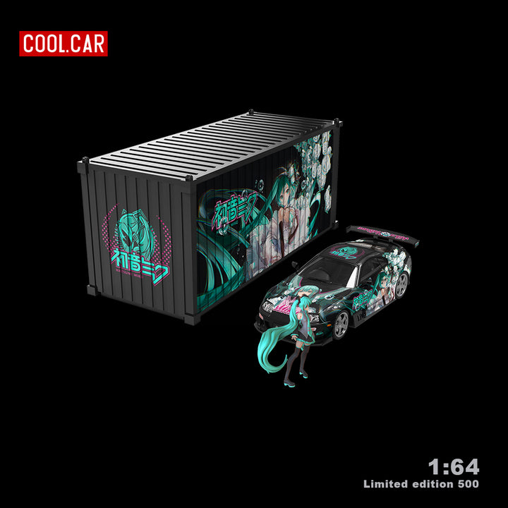 Cool Car 1:64 Toyota Supra Hatsune Miku livery (2 Version)