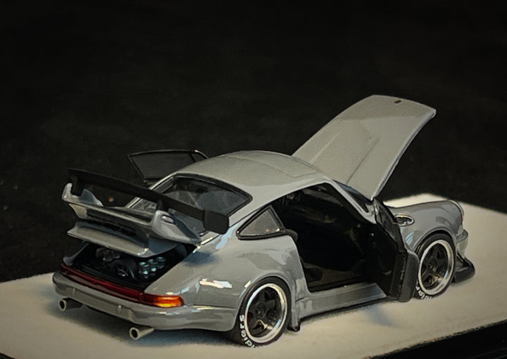 PGM 1:64 Porsche RWB 930 Cement Grey (2 Versions)