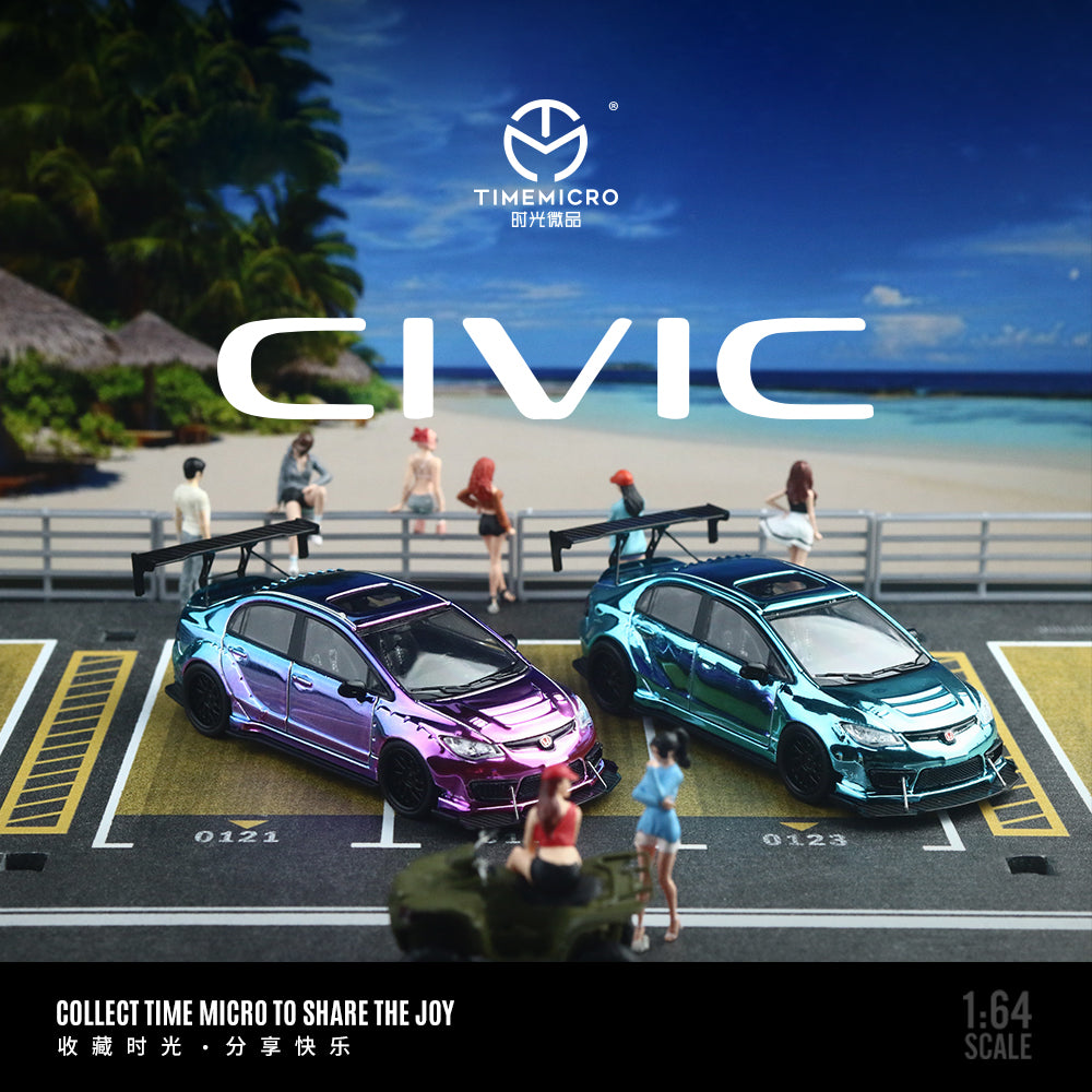 Time Micro 1:64 Honda Civic (2 Colours) – Horizon Diecast