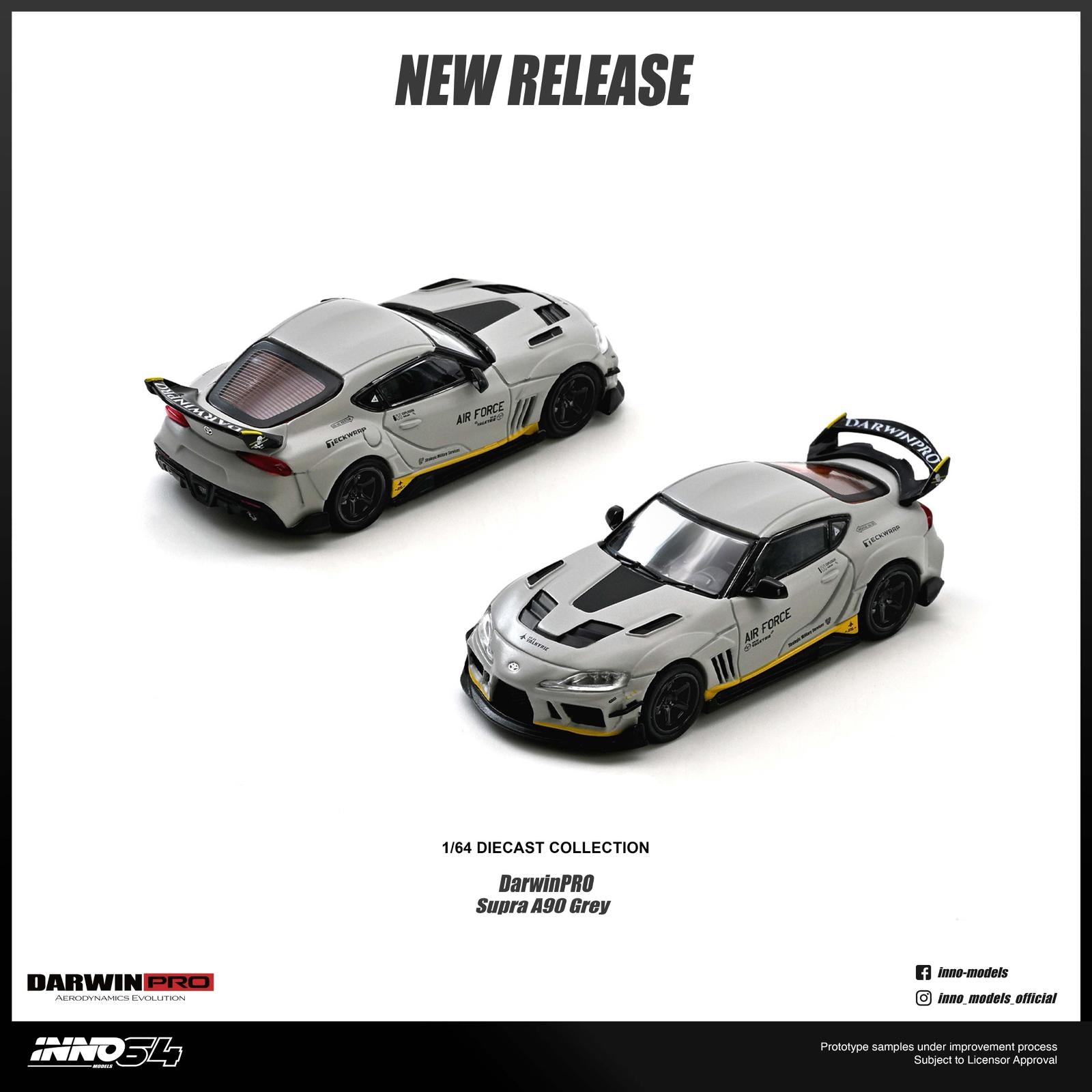 エアロ・ザ・マス０１　ビデオ Preorder] Inno64 1:64 TOYOTA SUPRA A90 