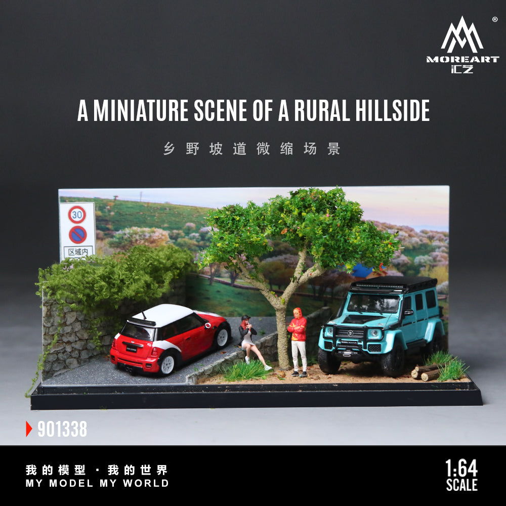 Preorder] MoreArt 1:64 MINIATURE SCENE OF A RURAL HILLSIDE