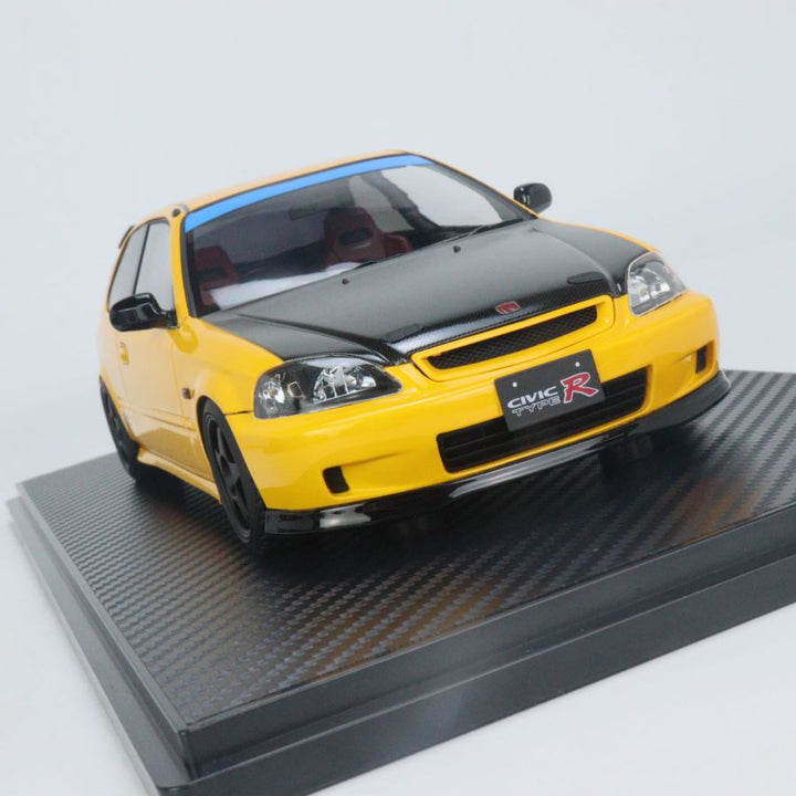 Ignition Model 1:18 Honda Civic (EK9) Type R Yellow