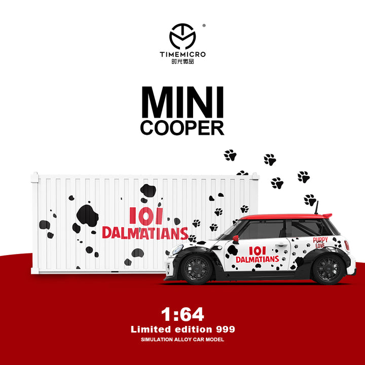 TimeMicro 1:64 BMW MINI COOPER IOI DALMATIANS Livery