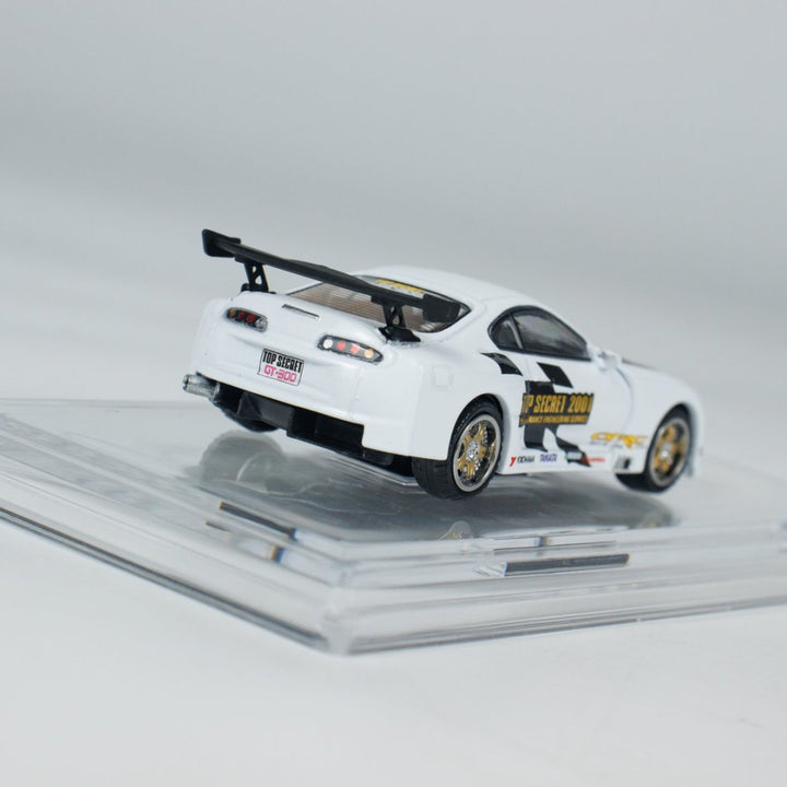 BM Creations 1:64 Toyota Supra X Top Secret (JZA80) White HEC 64B0431