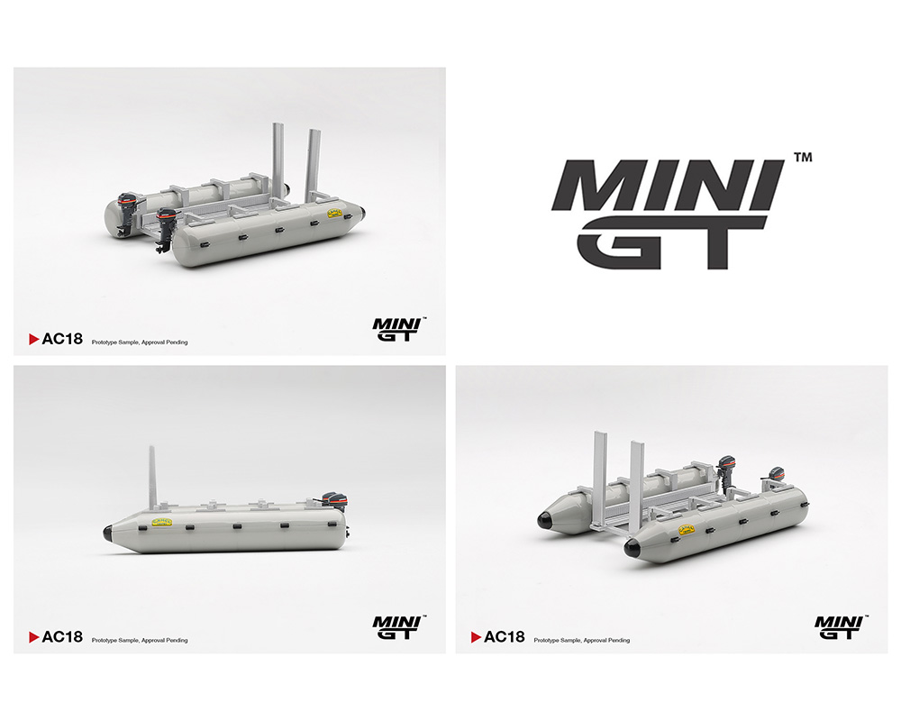 Preorder] MINI GT 1:64 Camel Trophy Pontoon Raft MGTAC18 – Horizon
