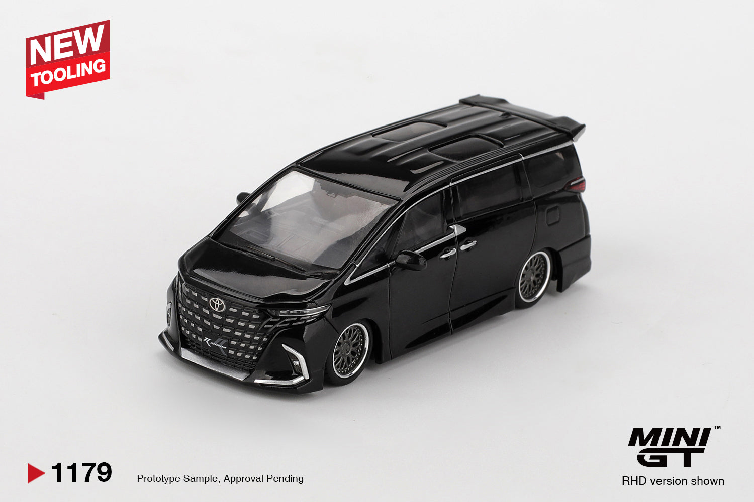 Preorder] Mini GT 1:64 Toyota Alphard 40 KUHL Black MGT01179-BL