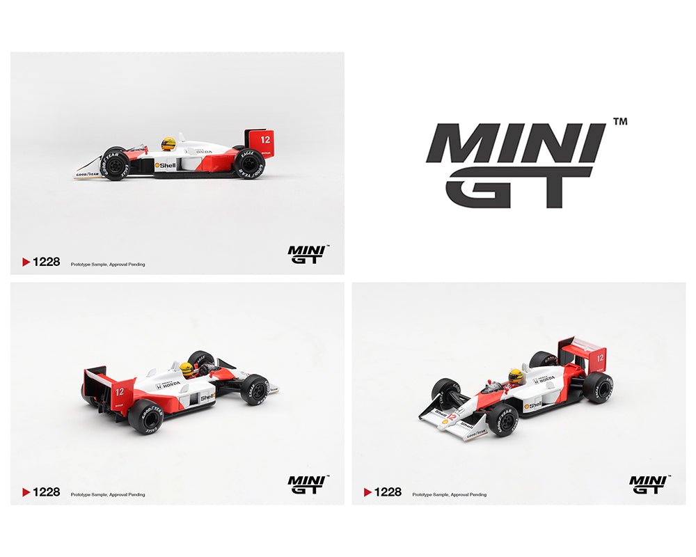Preorder] Mini GT 1:64 McLaren MP4/4 #12 Ayrton Senna 1988