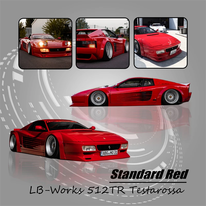 Online Only] Star Model 1:64 Ferrari 512 TR Testarossa Wide Body
