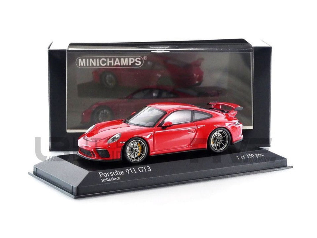MINICHAMPS 1:43 Porsche 911 GT3 2017 Red 410066030