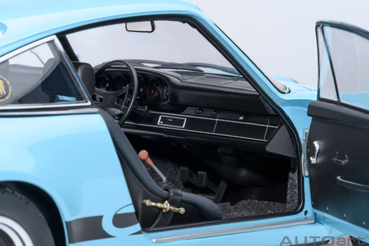 AUTOart 1:18 Porsche 911 Carrera 2.7 RS Gulf Blue/Black Stripes 78032