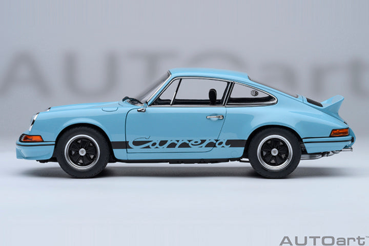 AUTOart 1:18 Porsche 911 Carrera 2.7 RS Gulf Blue/Black Stripes 78032