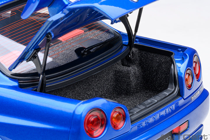 AUTOart 1:18 Nissan Skyline Nismo R34 GTR Z-Tune in Bayside Blue 77462