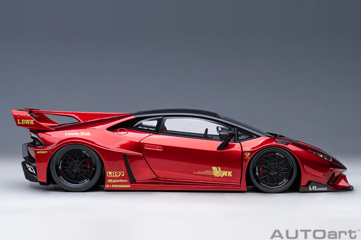 AUTOart 1:18 Liberty Walk LB Silhouette Works Huracan GT Red