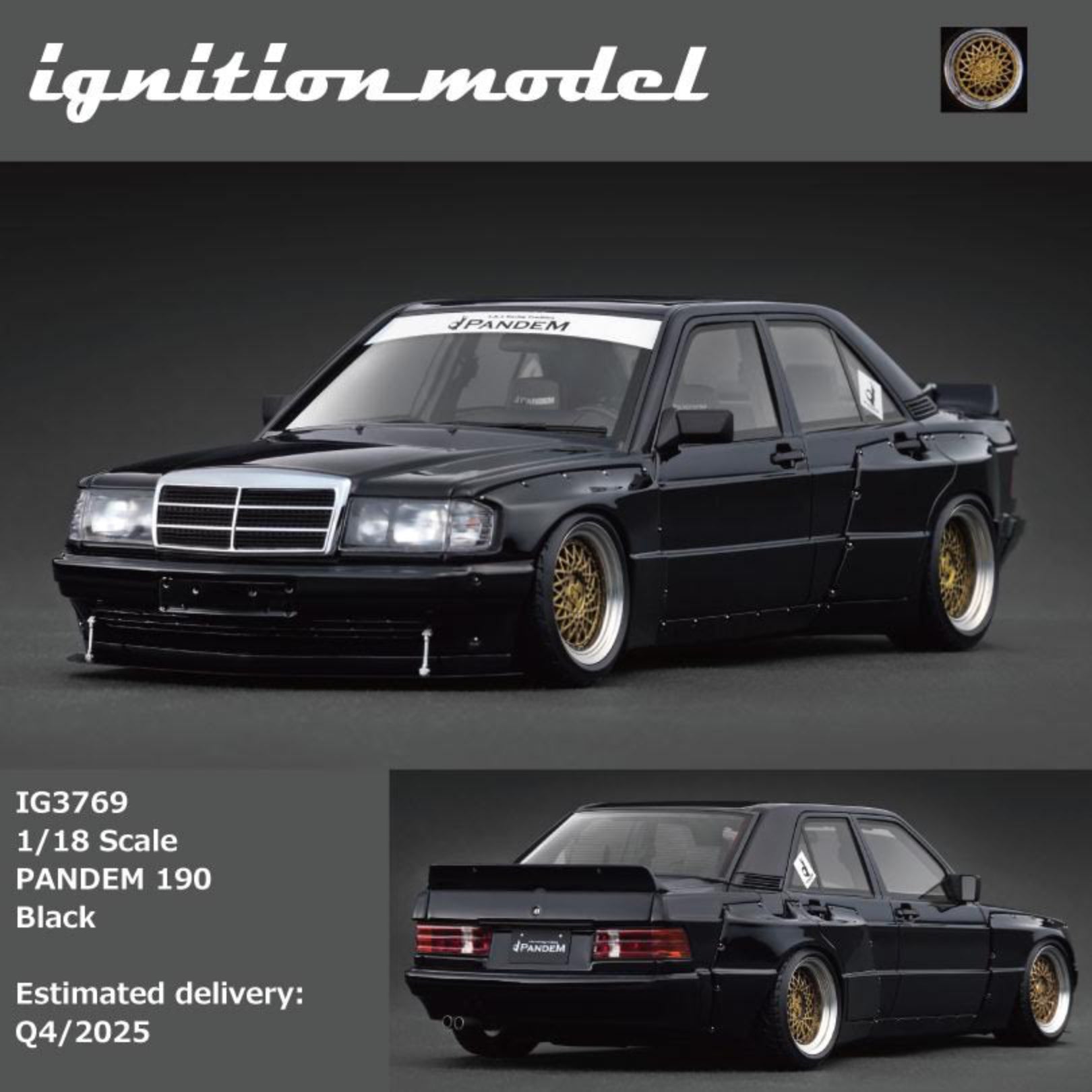 RWB997 Ignition Model ブラック1/18 Ignition Model 1:18 RWB 997 Black – Horizon Diecast