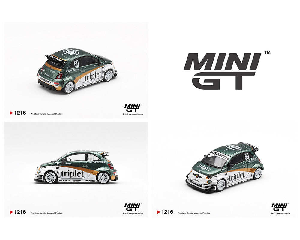 Preorder] Mini GT 1:64 Abarth 595 LB-WORKS Tyson Yoshi Edition