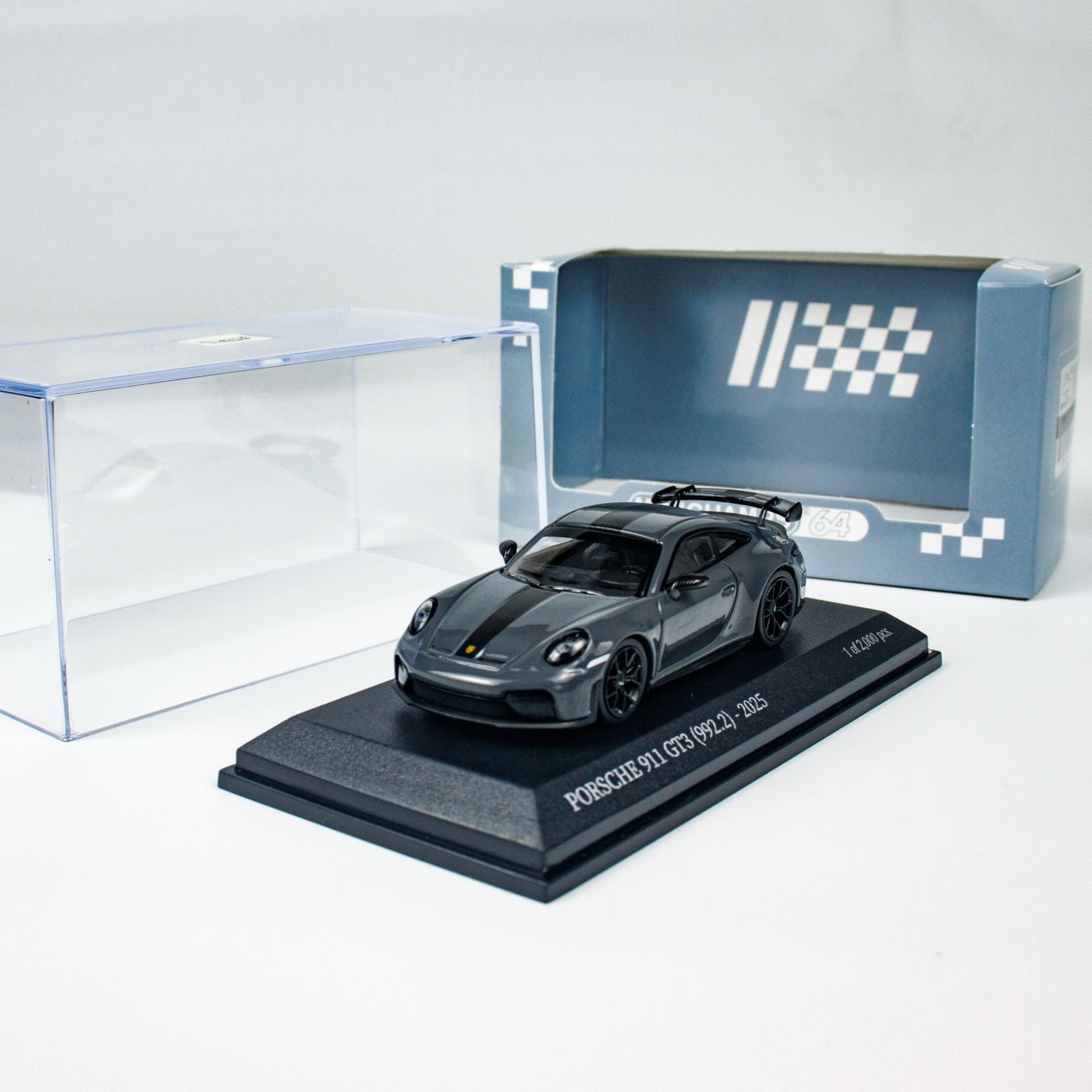 Minichamps 1:64 PORSCHE 911 (992.2) GT3 - 2025 - Grey CLDC